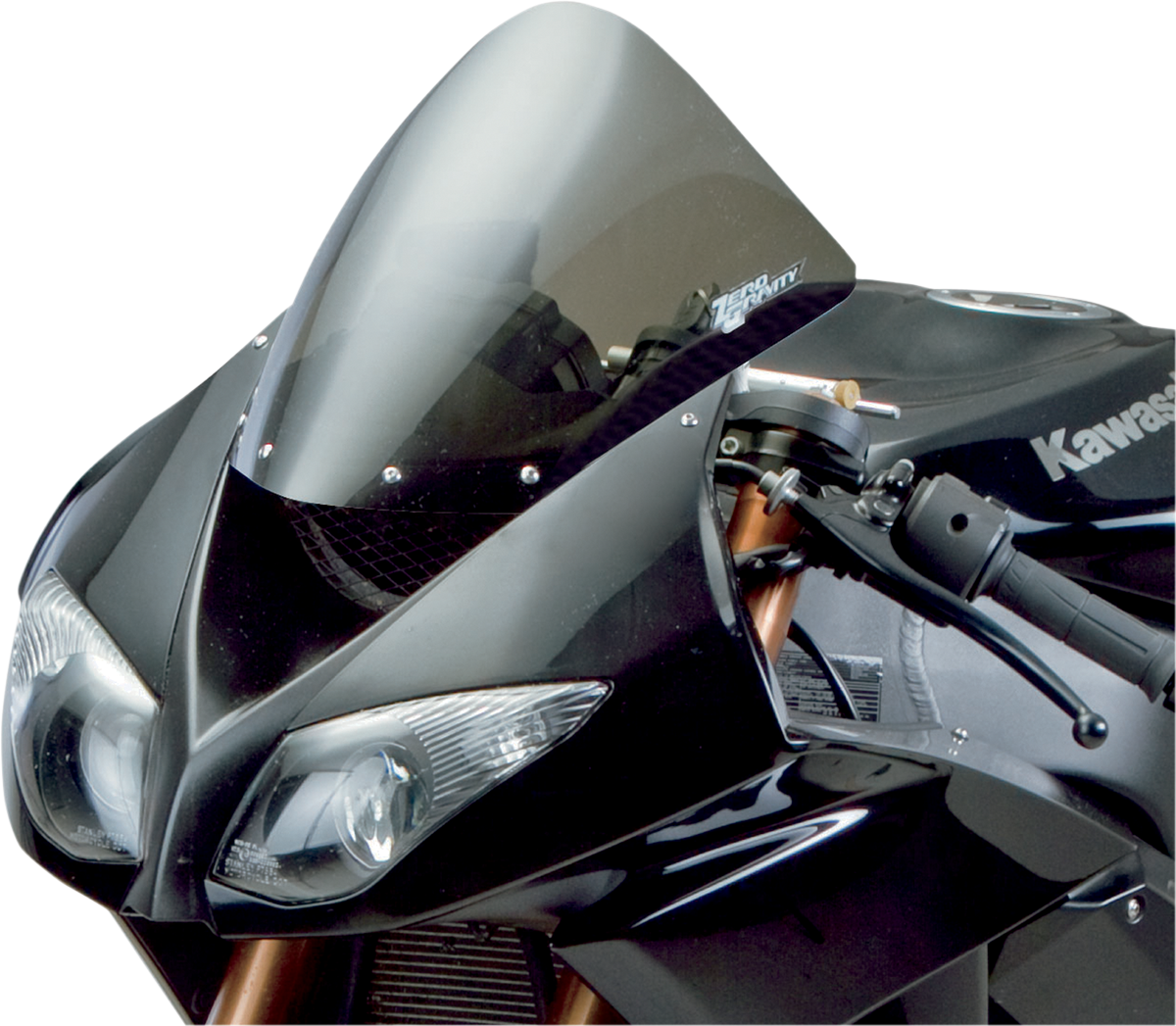 ZERO GRAVITY Corsa Windscreen - Smoke - '08-'18 Kawasaki 24-262-02