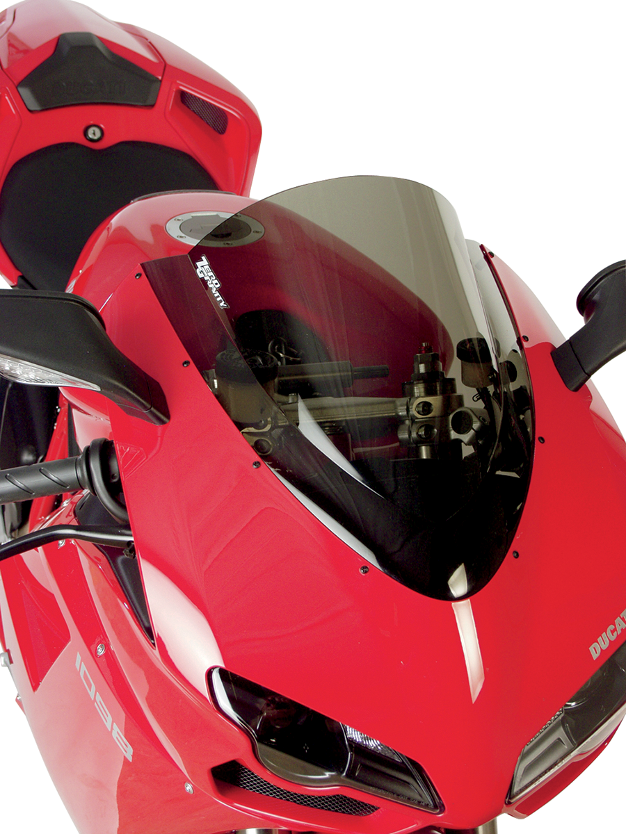 ZERO GRAVITY Double Bubble Windscreen - Smoke - Ducati 1098 16-729-02