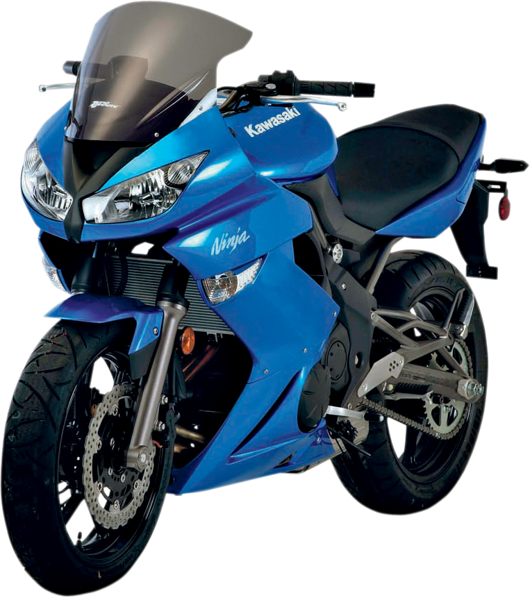 ZERO GRAVITY SR Windscreen - Smoke - '09-'11 Ninja 650R 20-204-02