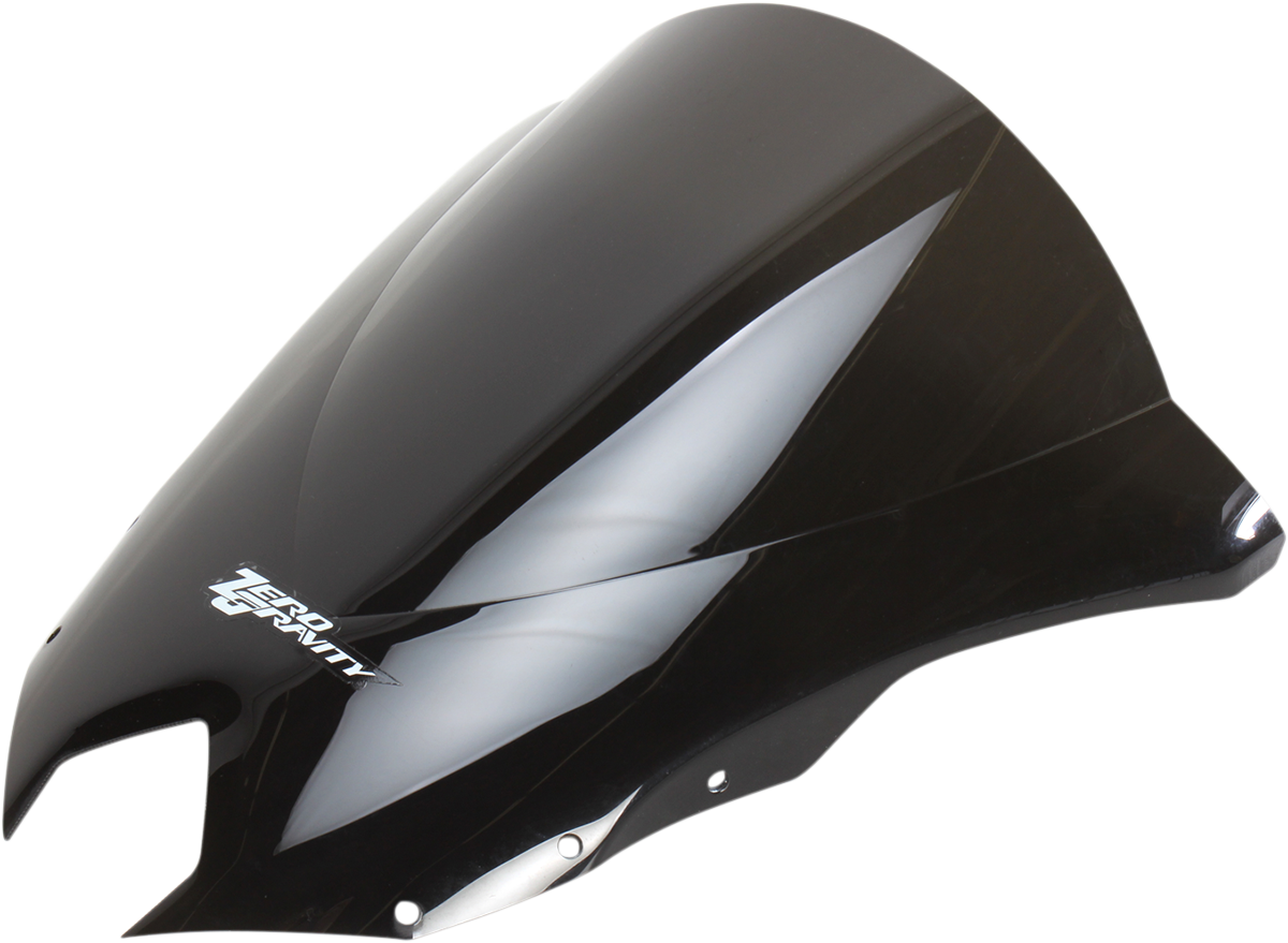 ZERO GRAVITY Double Bubble Windscreen - Dark Smoke - FZ6R 16-523-19