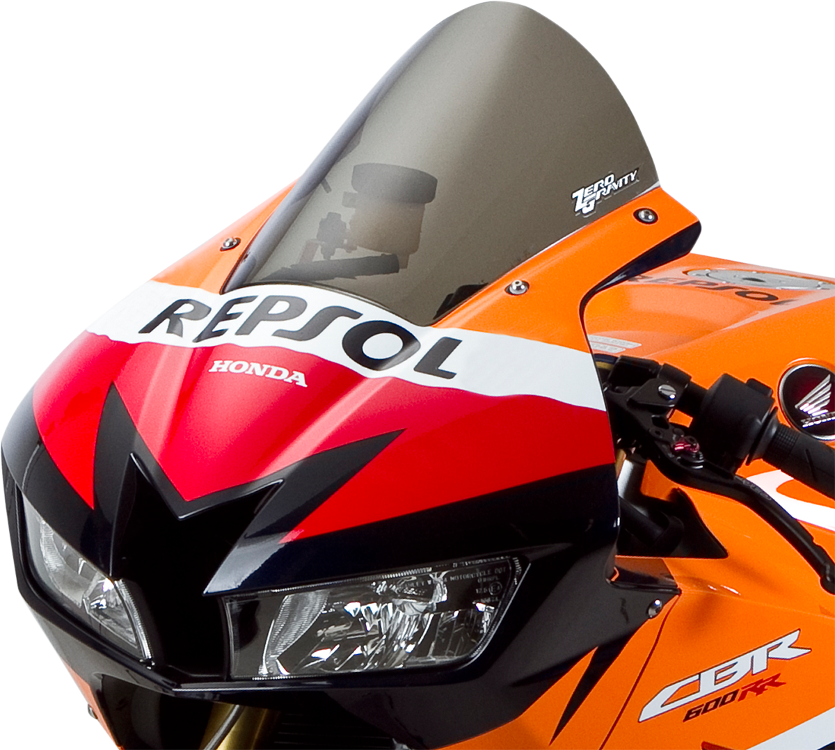 ZERO GRAVITY Corsa Windscreen - Smoke - '13-'25 CBR600RR 24-408-02