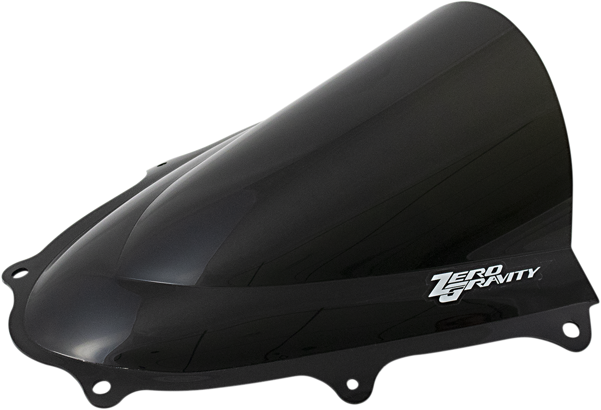 ZERO GRAVITY Double Bubble Windscreen - Dark Smoke - GSX-R 1000R/Z 16-115-19