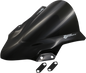 ZERO GRAVITY Double Bubble Windscreen - Dark Smoke - Ninja 400 16-283-19