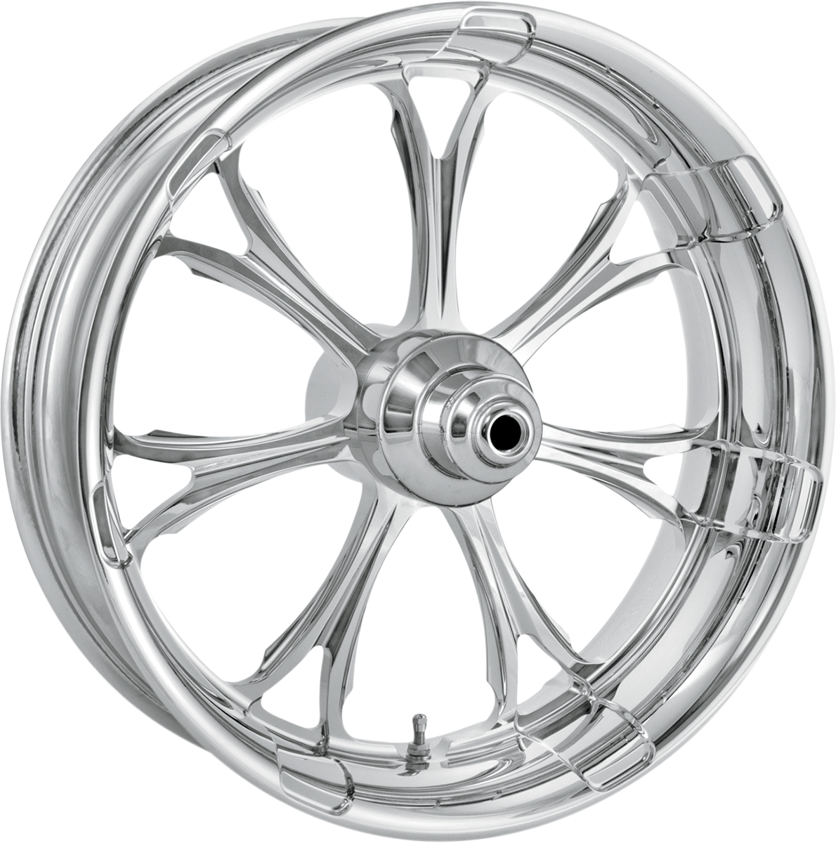 PERFORMANCE MACHINE (PM) Wheel - Paramount - Front - Dual Disc/without ABS - Chrome - 21x3.5 - '08+ FL 1202-7106R-PARAJ-CH