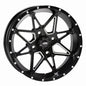 ITP Tornado Wheel Matte Black 14x7 for 4/110 Bolt Pattern - Model 14TN11BX