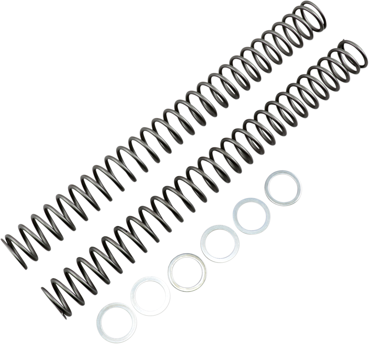 Race Tech FRSP 444542 Chrome Silicon Steel Fork Springs - 0.42 kg/mm, High Performance Suspension Component