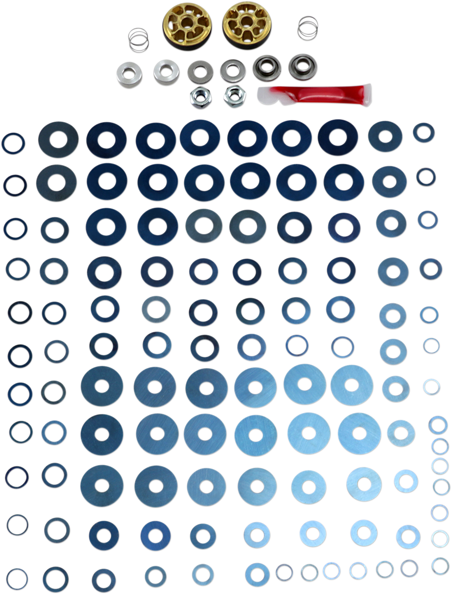 Race Tech Rebound Gold Valve Fork Kit - FRGV 2401 for Enhanced Suspension Tuning