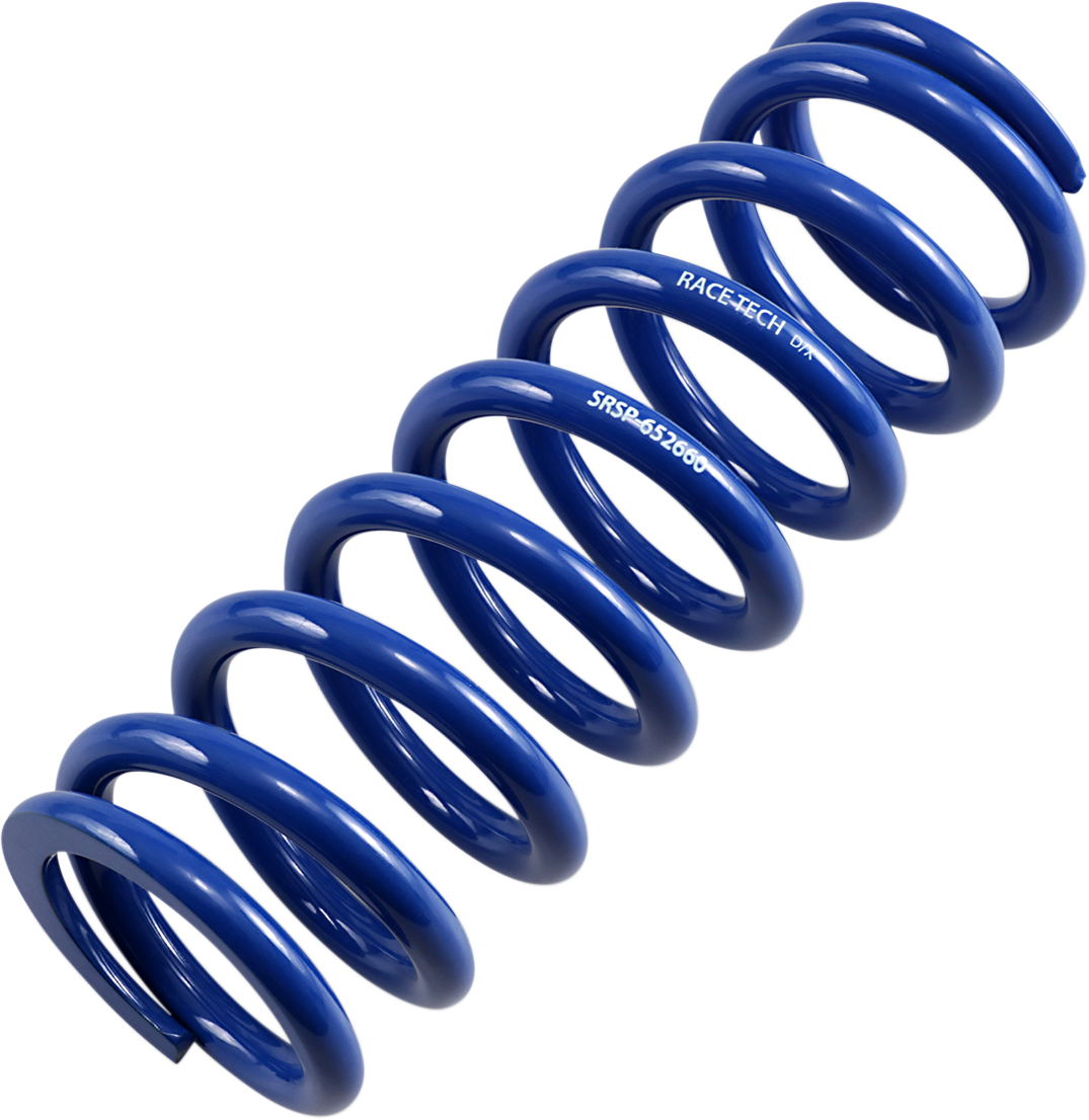Race Tech SRSP 652660 Rear Blue Shock Spring - Race Series 336 lb/in