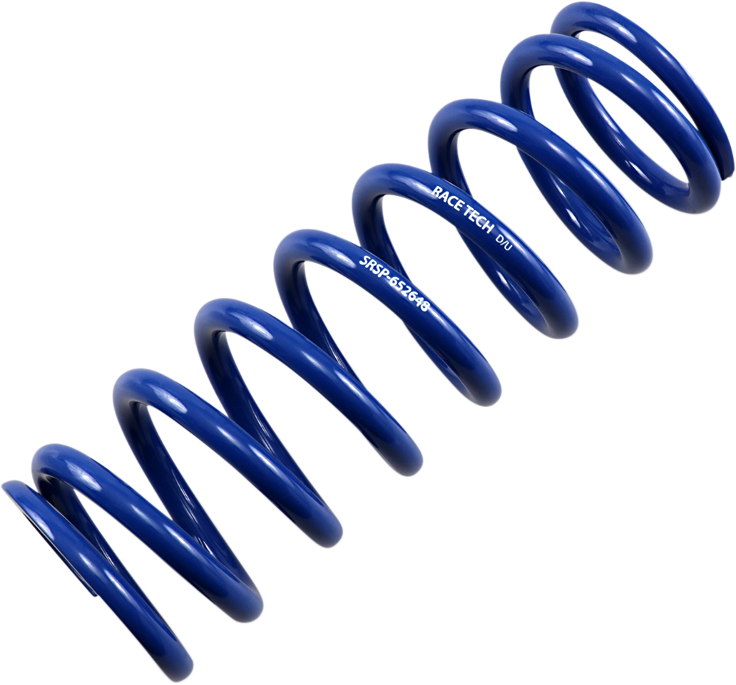 Race Tech SRSP 652648 Rear Shock Spring - Blue, 269 lb/in Spring Rate