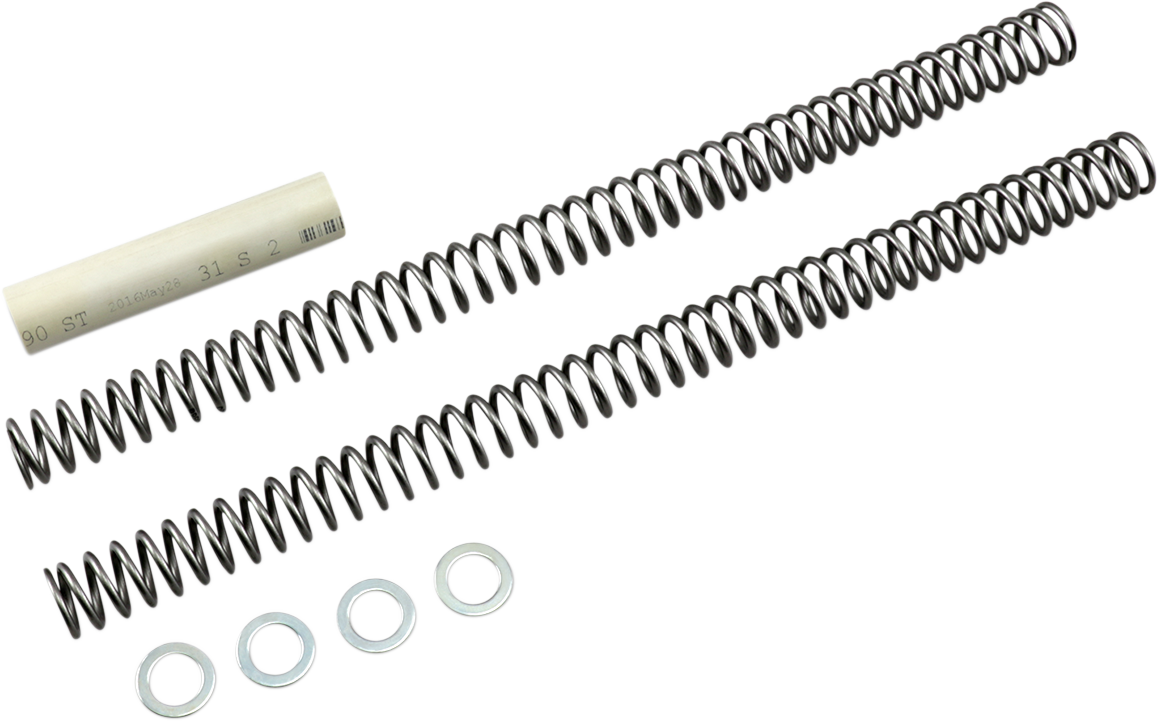 Race Tech FRSP 274330 Chrome Silicon Steel Fork Spring – 0.30 kg/mm Stiffness for Motorcycle Suspension