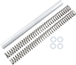 Race Tech FRSP 364746 Chrome Silicon Steel Fork Springs – 0.46 kg/mm Stiffness