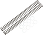 Race Tech FRSP 414744 Chrome Silicon Steel Fork Spring – 0.44 kg/mm Stiffness