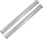 Race Tech Fork Springs - 0.38 kg/mm FRSP 434938 for Enhanced Suspension Performance