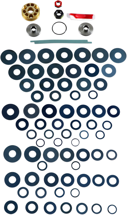 RACE TECH Gold Valve Shock Kit - 36 mm SMGV 3609 for Enhanced Suspension Performance
