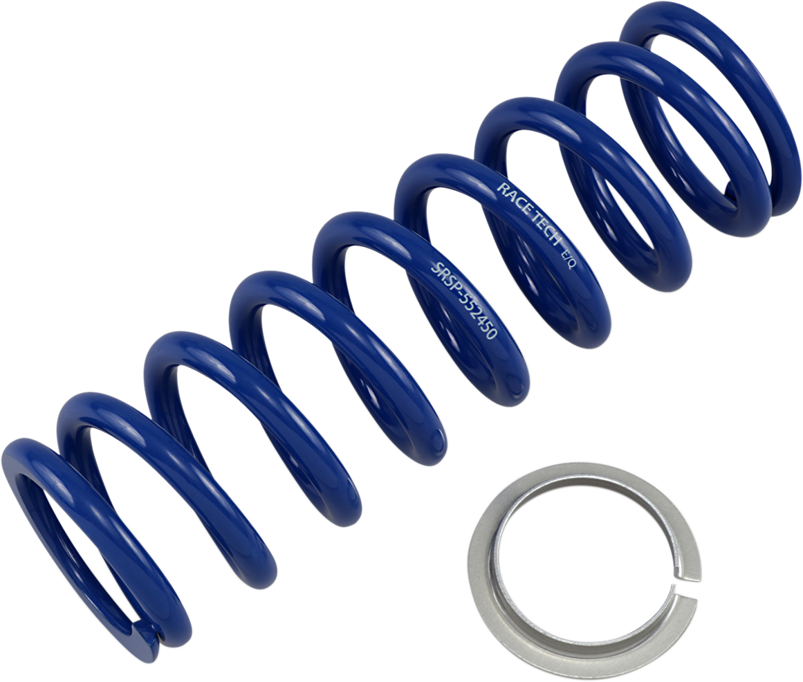 Race Tech SRSP 552450 Sport Series Front/Rear Shock Spring - Blue, 280 lb/in Spring Rate
