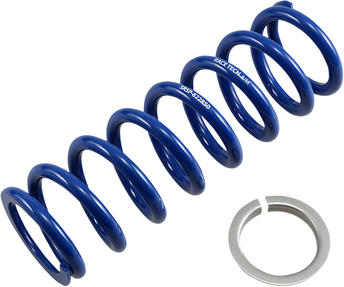 Race Tech SRSP 622850 Sport Series Shock Spring – Blue, 280 lb/in Spring Rate for Front and Rear Suspension