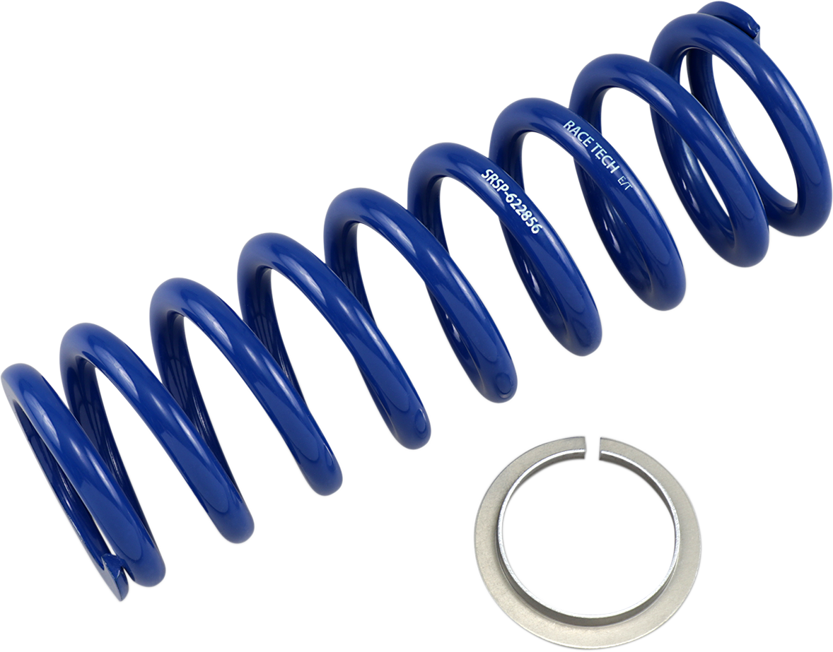 Race Tech SRSP 622856 Sport Series Front/Rear Shock Spring - Blue, 313 lb/in Spring Rate