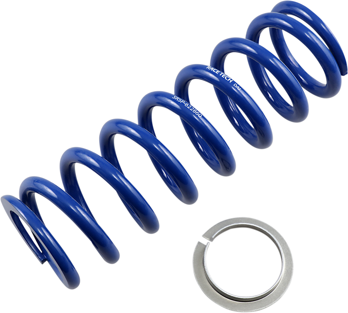 Race Tech Sport Series Front/Rear Shock Spring SRSP 622860 - Blue, 336 lb/in Spring Rate
