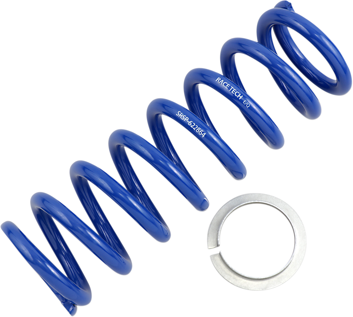 Race Tech SRSP 622864 Front Shock Spring - Blue Sport Series with 358 lb/in Rate