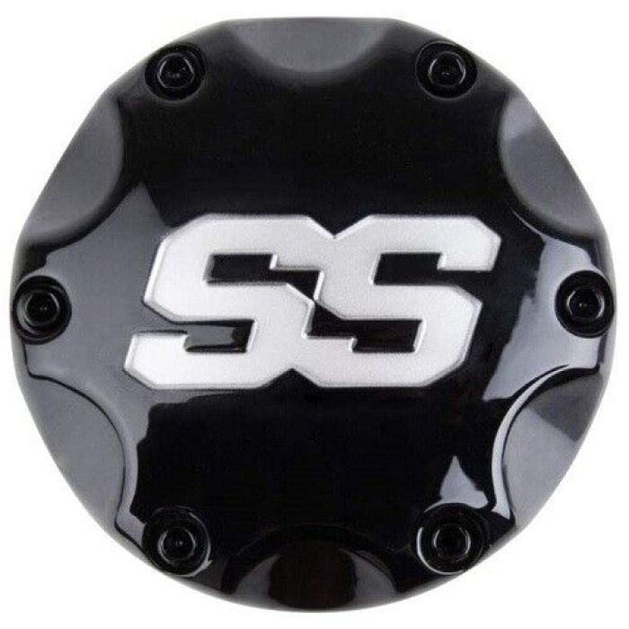 ITP SS Alloy Tall Viking/Wolverine Cap Black – Part Number 332131SS1R