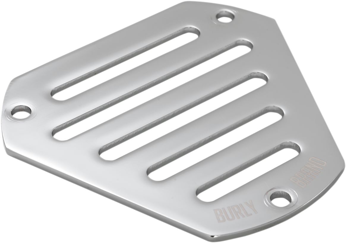 BURLY BRAND Replacement Face Plate - Hex Slotted - Chrome 0206-0179-CH