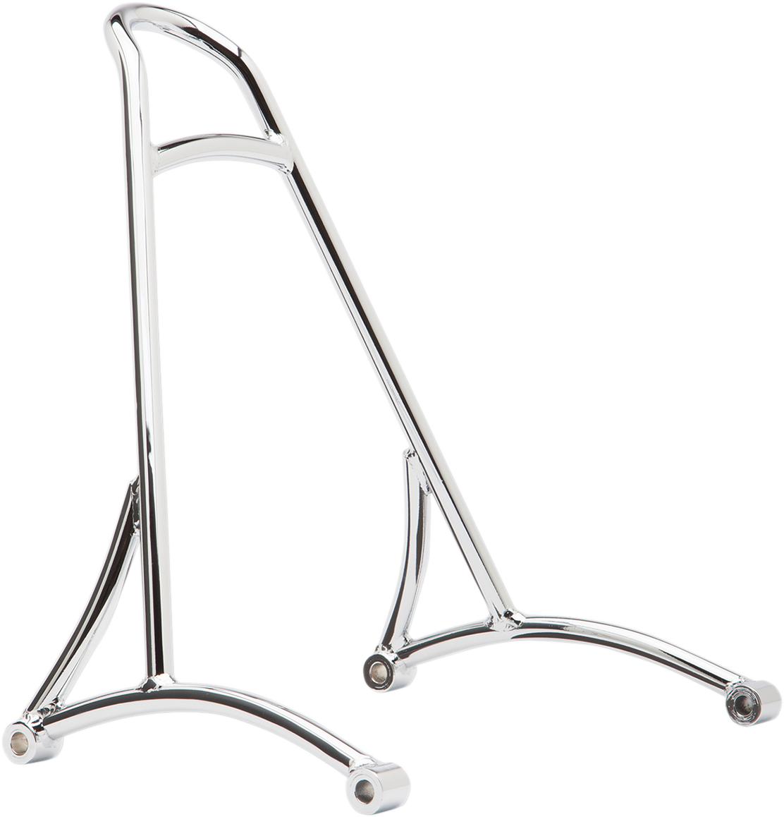 BURLY BRAND 13" Sissy Bar - Short - Chrome - HD Dyna B13-1504C