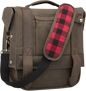 BURLY BRAND Voyager Detachable Waxed Cotton Saddlebag - Brown B15-1000D