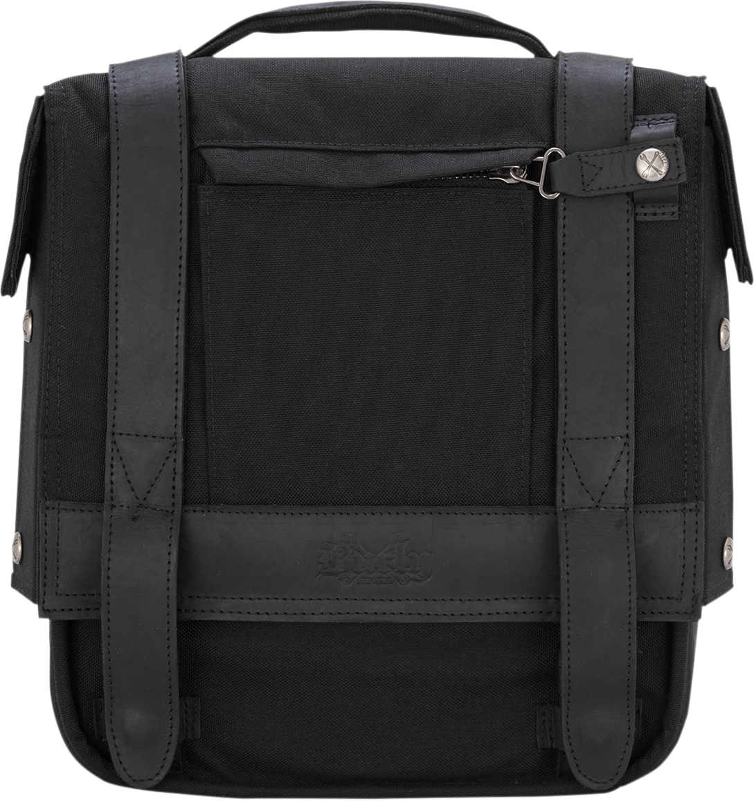 BURLY BRAND Voyager Detachable Cordura® Saddlebag - Black B15-1000B