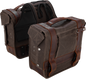 BURLY BRAND Throw-Over Saddlebag - Dark Oak B15-1002D