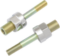 BURLY BRAND Adjustable Shock Lowering Kit - Rear - Lowers 0"-1.25" - Chrome/Gold Anodized Finish B28-257CH