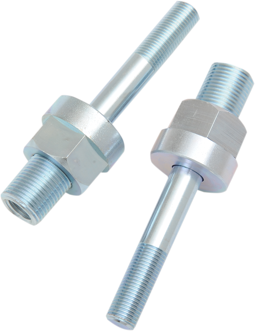 BURLY BRAND Adjustable Shock Lowering Kit - Rear - Lowers 0"-1.25" - Silver Zinc Finish B28-257
