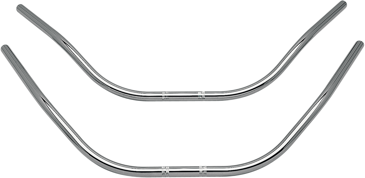 BURLY BRAND Bikini Beach Bar Handlebar - Internal Wiring - Chrome B28-329