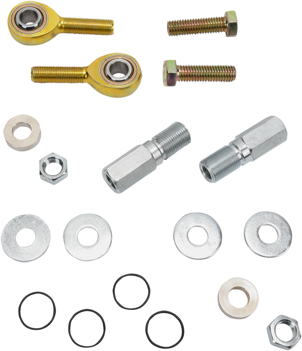 BURLY BRAND Adjustable Shock Lowering Kit - Rear - Lowers 0"-2" - Standard Finish B28-255