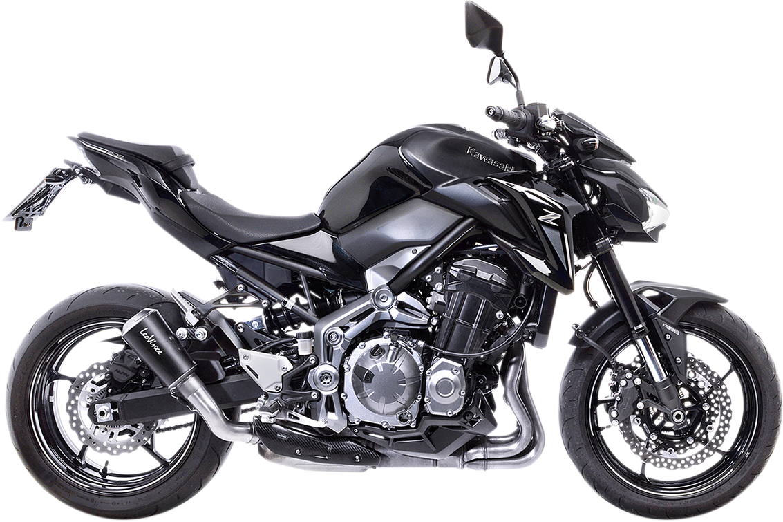 LEOVINCE LV-10 Slip-On Muffler - Black Stainless Steel - Z 900 15204B