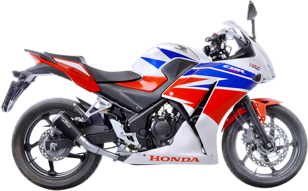 LEOVINCE LV-10 Slip-On Muffler - Black Stainless Steel - CBR300 15211BU