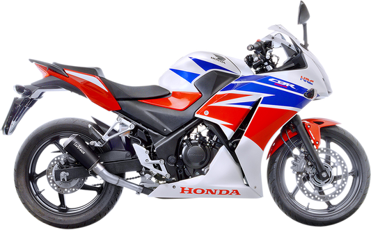 LEOVINCE LV-10 Slip-On Muffler - Black Stainless Steel - CBR300 15211BU
