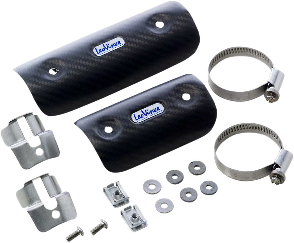 LEOVINCE Universal Clamp-On Heat Shield - Small 6684