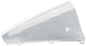 ZERO GRAVITY Double Bubble Windscreen - Clear - CBR600RR 16-405-01