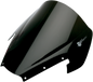 ZERO GRAVITY Double Bubble Windscreen - Dark Smoke - FZ1 16-506-19