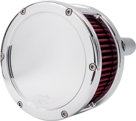 FEULING PARTS BA Series Air Cleaner Kit - Chrome - Red Filter 5437