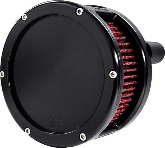 FEULING PARTS BA Series Air Cleaner Kit - Black Anodized - Red Filter 5433