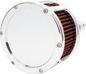 FEULING PARTS BA Race Series Air Cleaner Kit - Chrome - Red Filter 5427