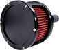 FEULING PARTS BA Race Series Air Cleaner Kit - Black Anodized - Red filter 5423