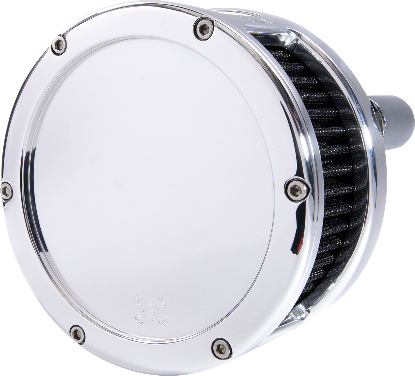 FEULING PARTS BA Series Air Cleaner Kit - Chrome - Black Filter 5537