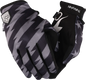 THRASHIN SUPPLY CO. Stars & Bolts Stealth Gloves - Black/Gray - 2XL SV1-13-12