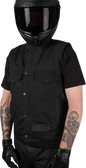 THRASHIN SUPPLY CO. Nightrider v2 Riding Vest - Black - Medium TMJ-12-09