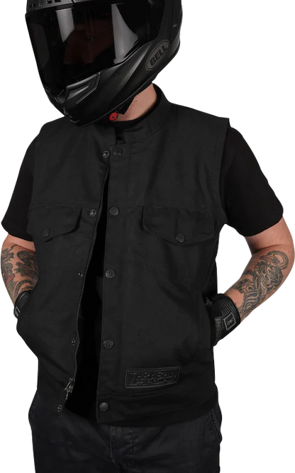 THRASHIN SUPPLY CO. Nightrider v2 Riding Vest - Black - Medium TMJ-12-09