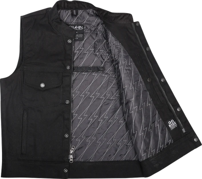 THRASHIN SUPPLY CO. Nightrider v2 Riding Vest - Black - Medium TMJ-12-09