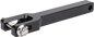 THRASHIN SUPPLY CO. Front extention gauge relocation mount - Black TSC-2709-1