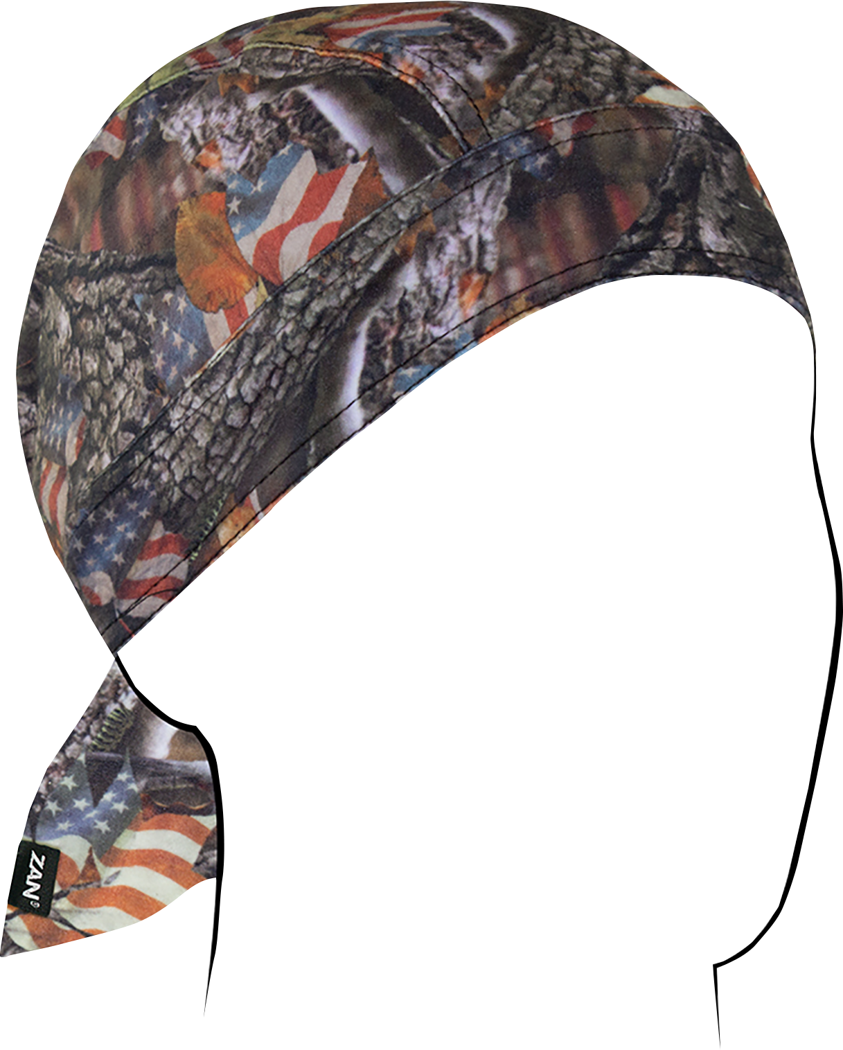ZAN HEADGEAR Flydanna® SportFlex® Patriotic Forest Camo - Part ZL605
